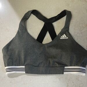 Adidas Women's Charcoal Sports Bra